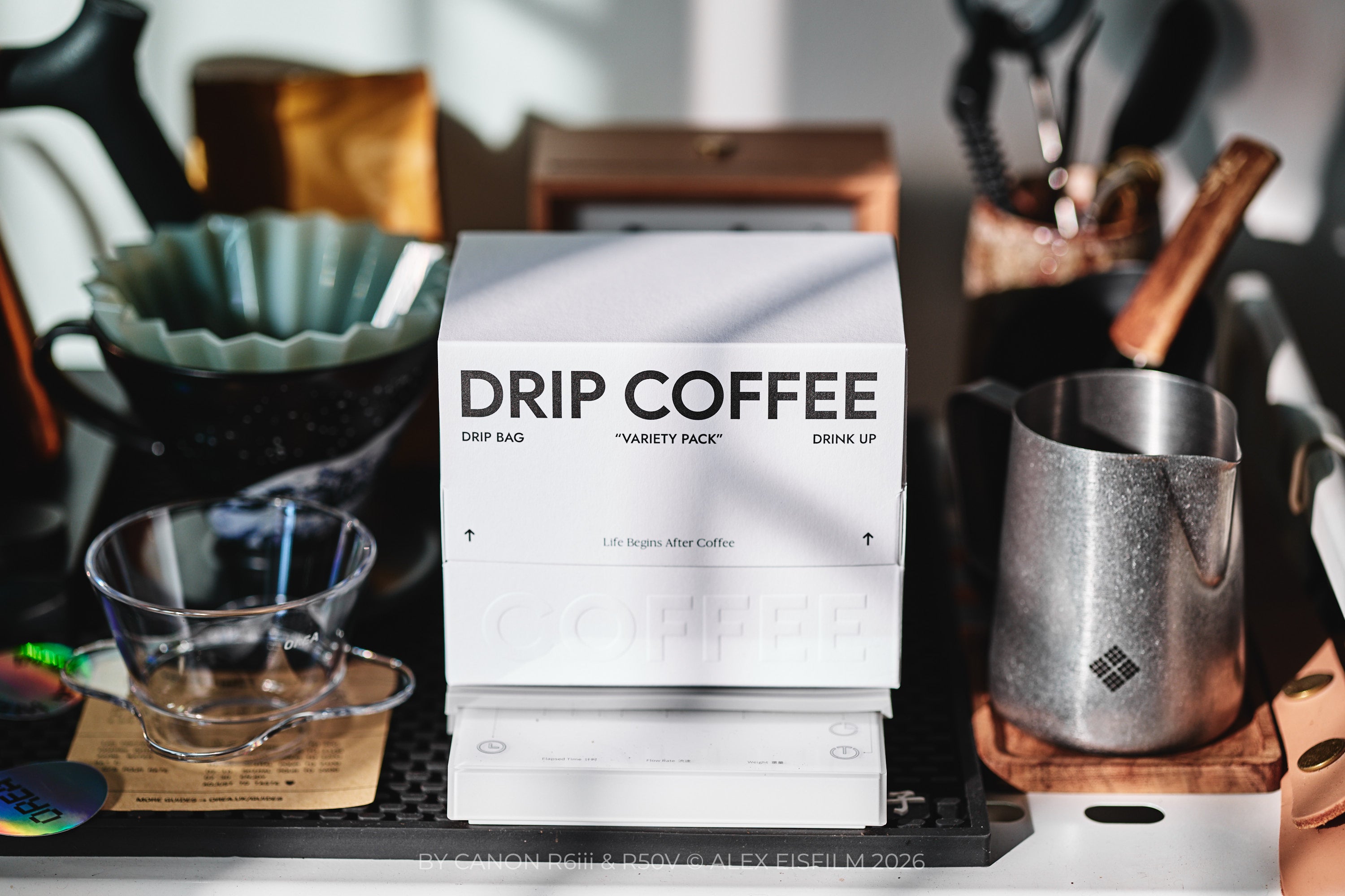 Drip Coffee Set made by Top Quality Beans - Box of 6x Bags