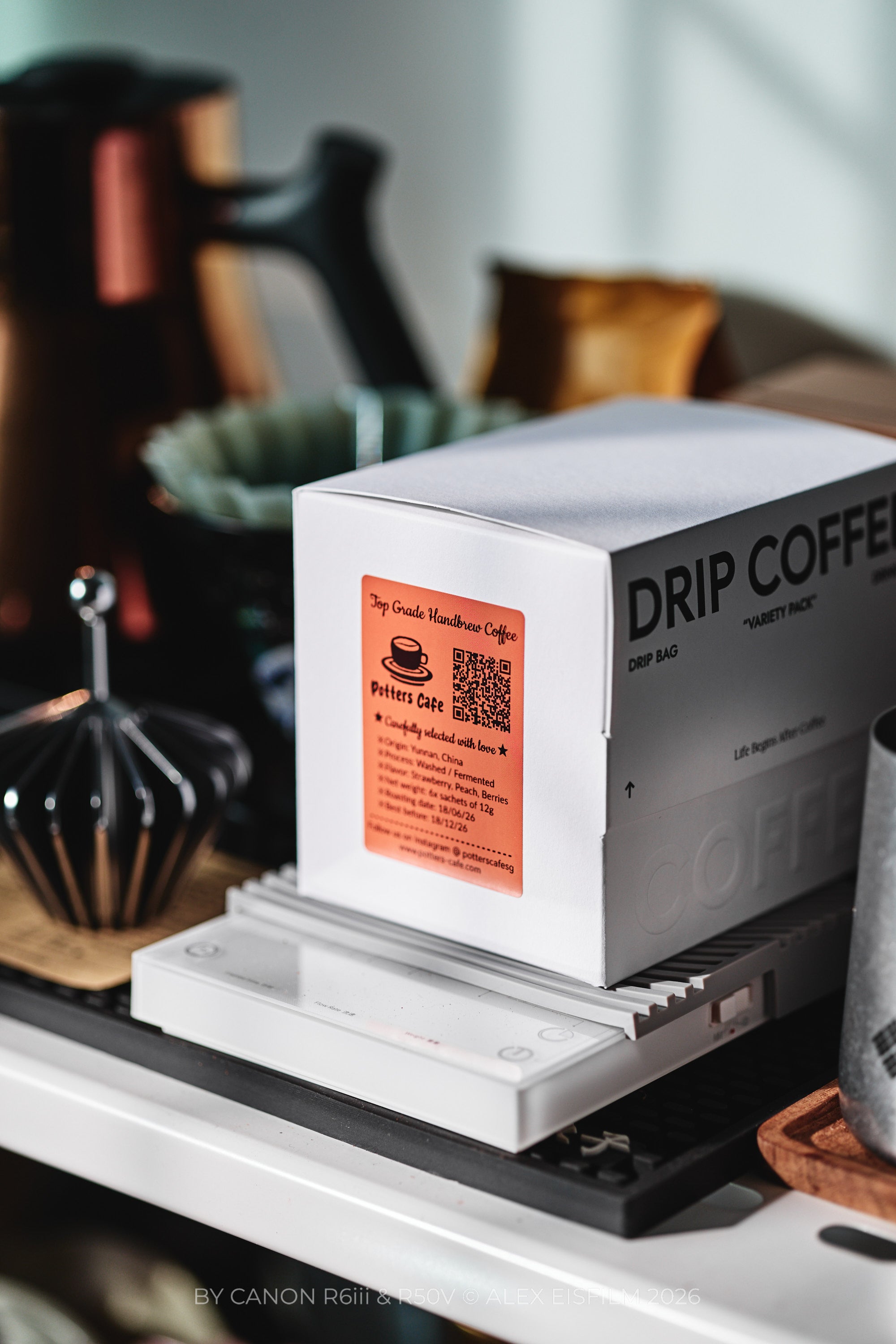 Drip Coffee Set made by Top Quality Beans - Box of 6x Bags
