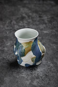 Slip Casting Porcelain Vase with Color Strokes