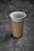 Tall Water Mug with Dotted Pattern