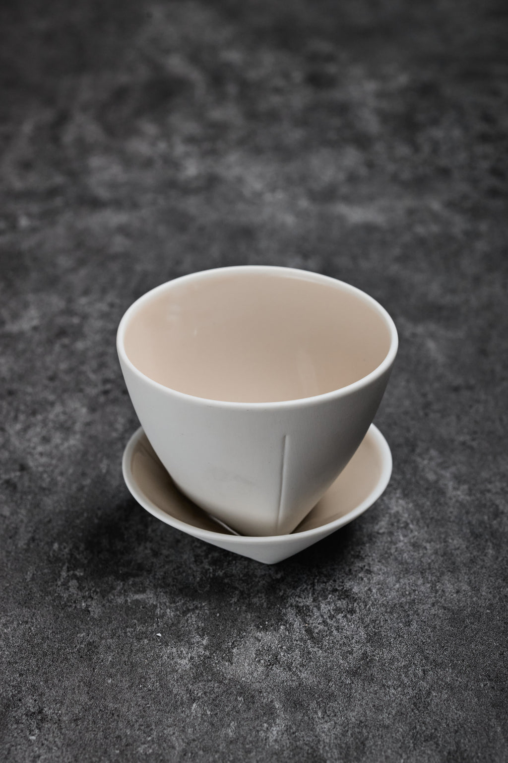 2016 Arita | Tea Cup Pink with Plate 210ml