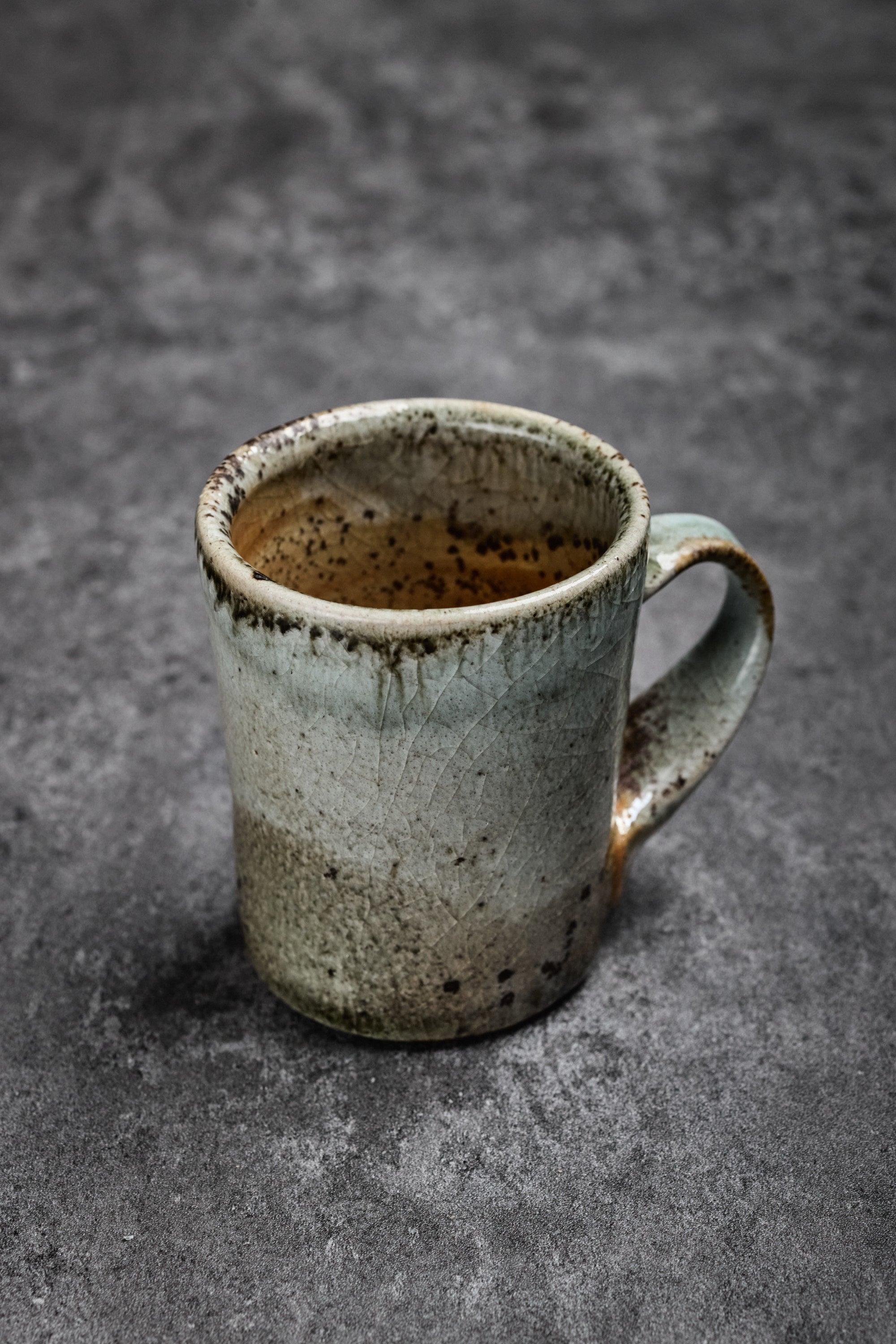 Ken Lu | Wood Firing Water Mug with Handle