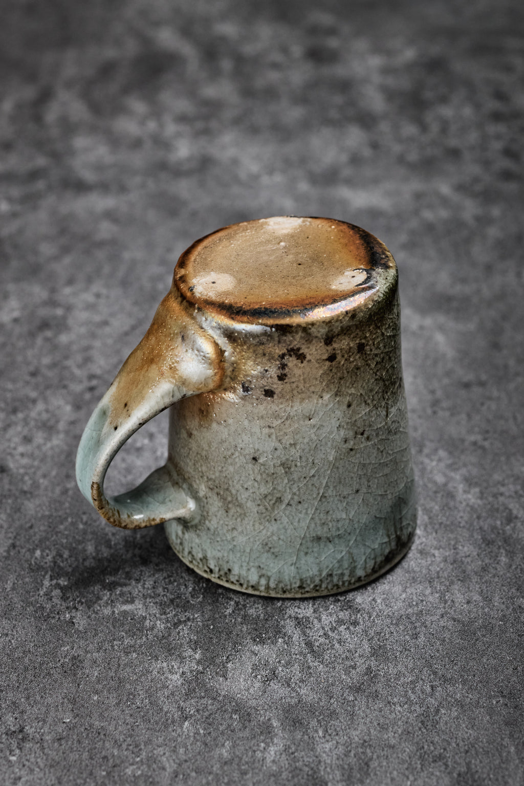 Ken Lu | Wood Firing Water Mug with Handle