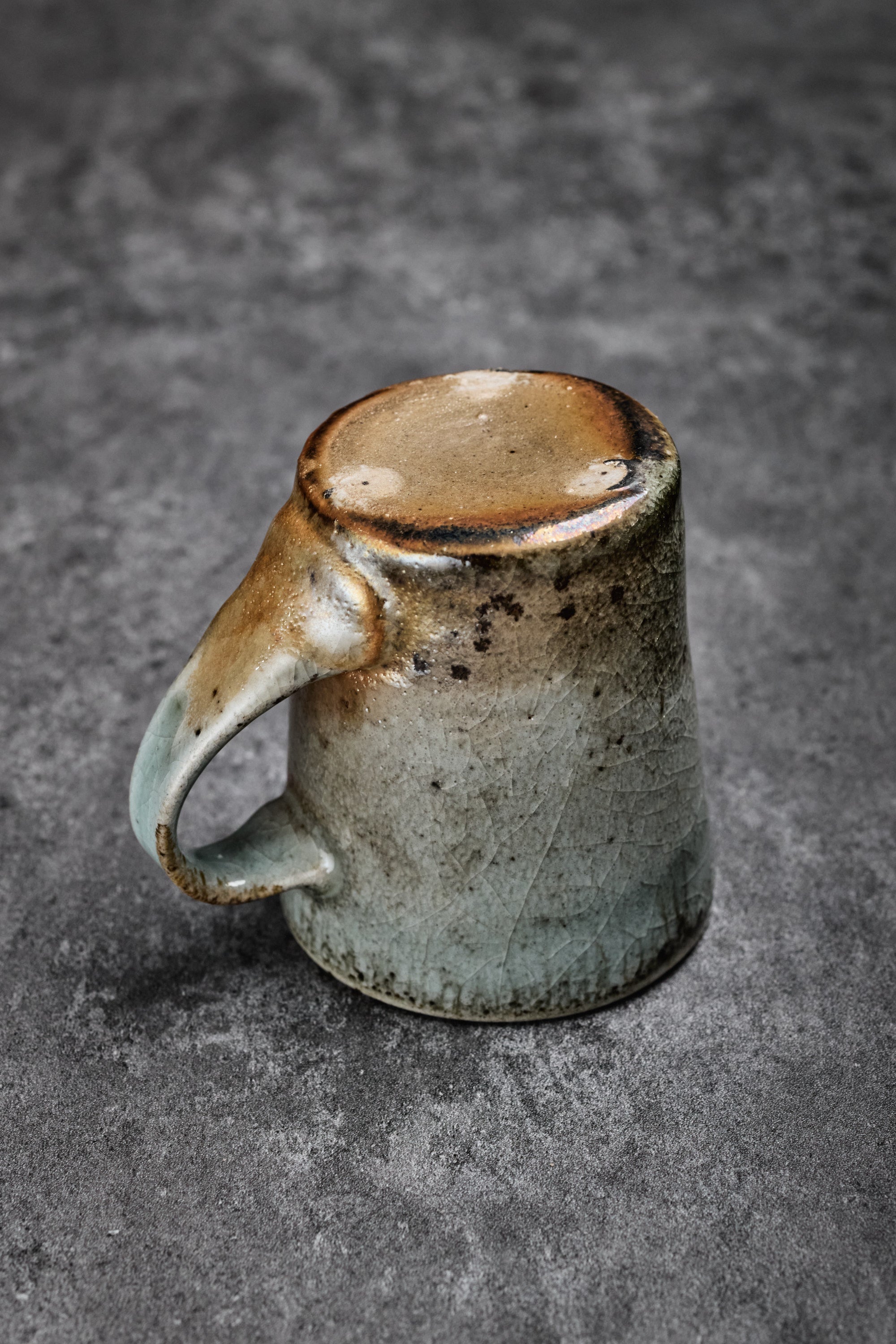 Ken Lu | Wood Firing Water Mug with Handle