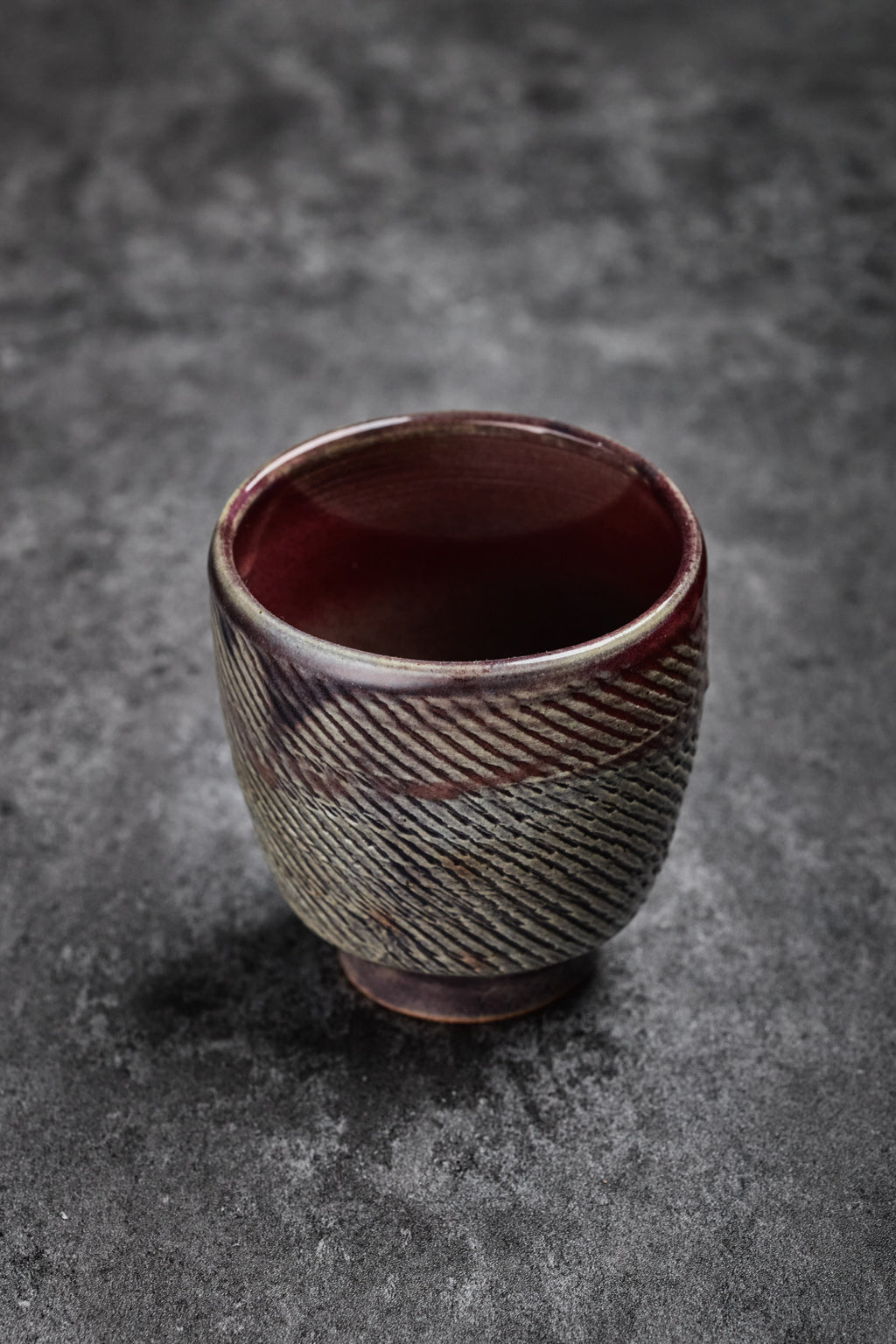 Water Mug with Chattered Marks