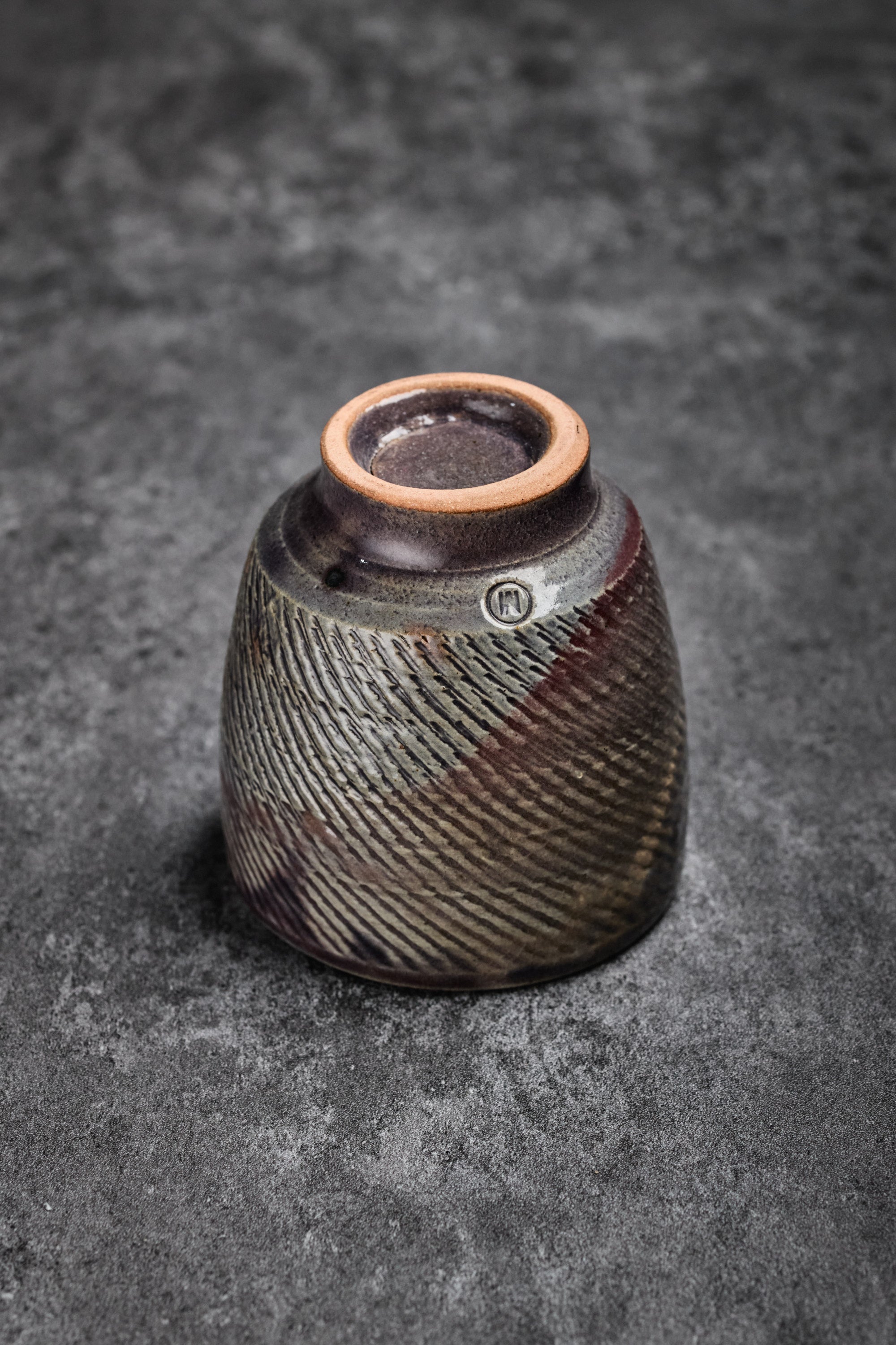 Water Mug with Chattered Marks