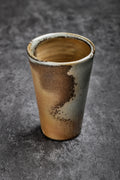 Ken Lu | Large Wood Firing Water Mug Golden Color
