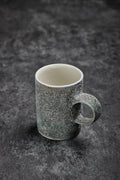 Porcelain Coffee Mug with Special Treated Glaze