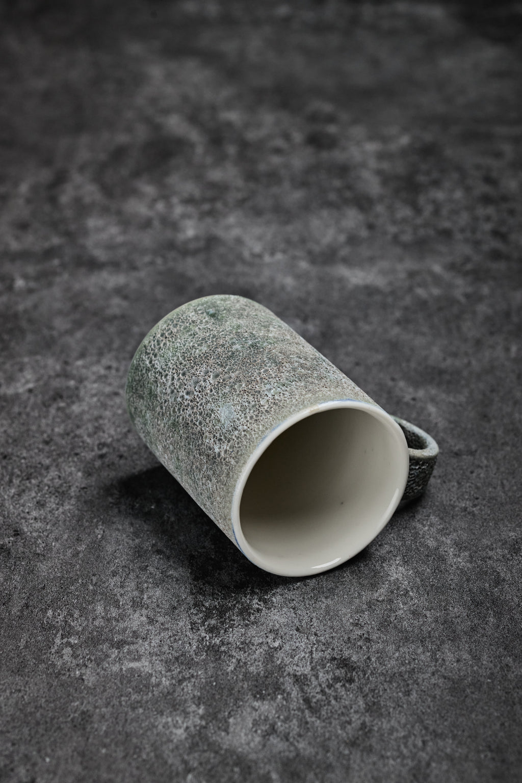 Porcelain Coffee Mug with Special Treated Glaze