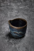 Handmade Coffee Bean Weighing Cup with Dripping Glaze