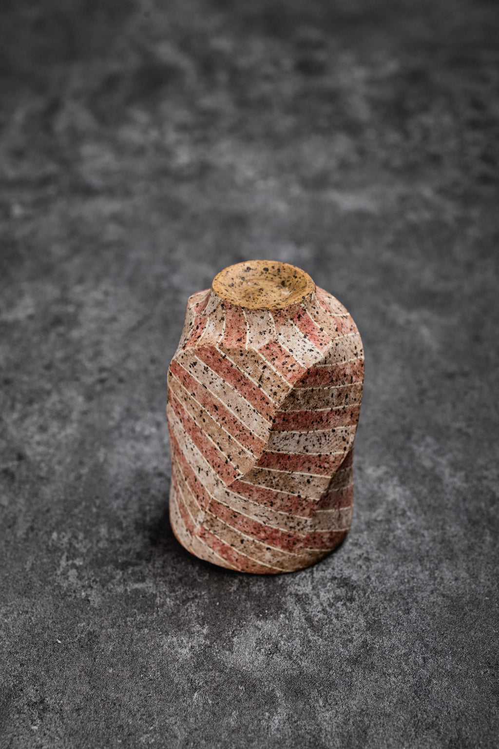Tetsuya Ishiyama | Tall Coffee Cup with Special Textured Pattern