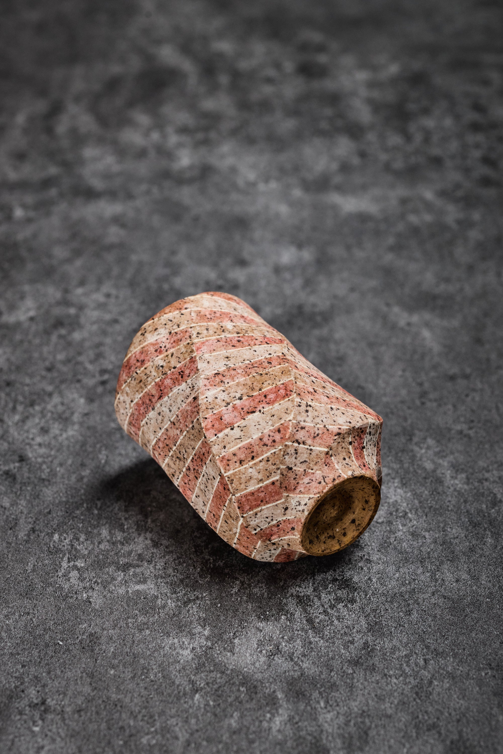 Tetsuya Ishiyama | Tall Coffee Cup with Special Textured Pattern