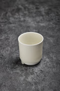 Porcelain Coffee Cup with Clear Dripping Glaze
