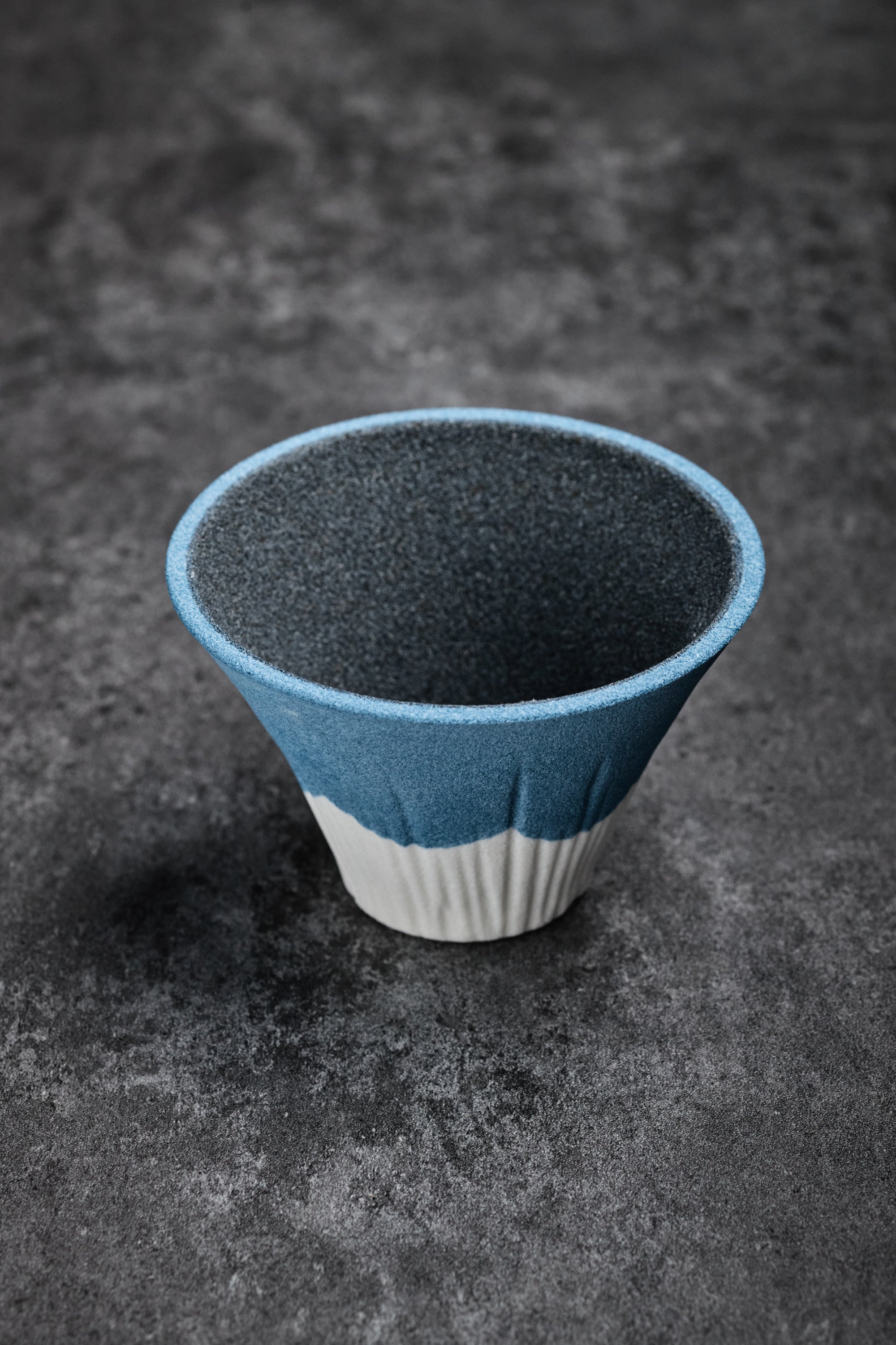 Sancera 139 Kofil Coffee Filter Dripper with Base - Mt. Fuji blue