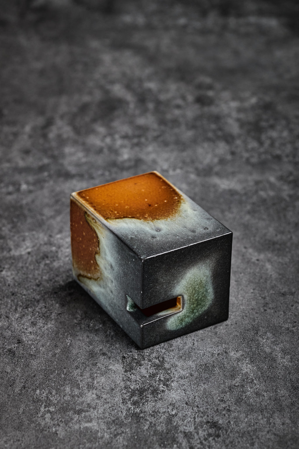 Wood Firing Rectangular Vase