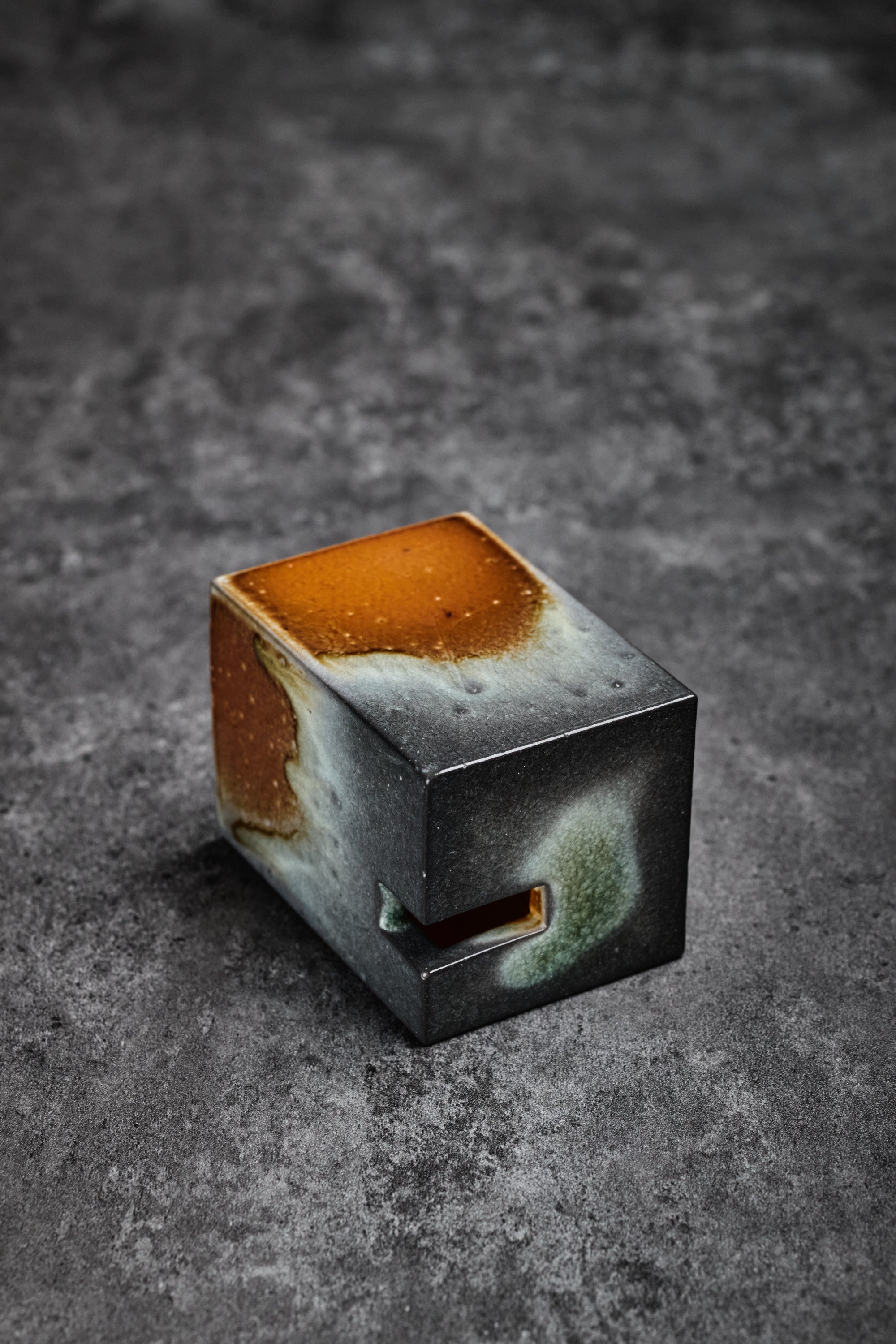Wood Firing Rectangular Vase
