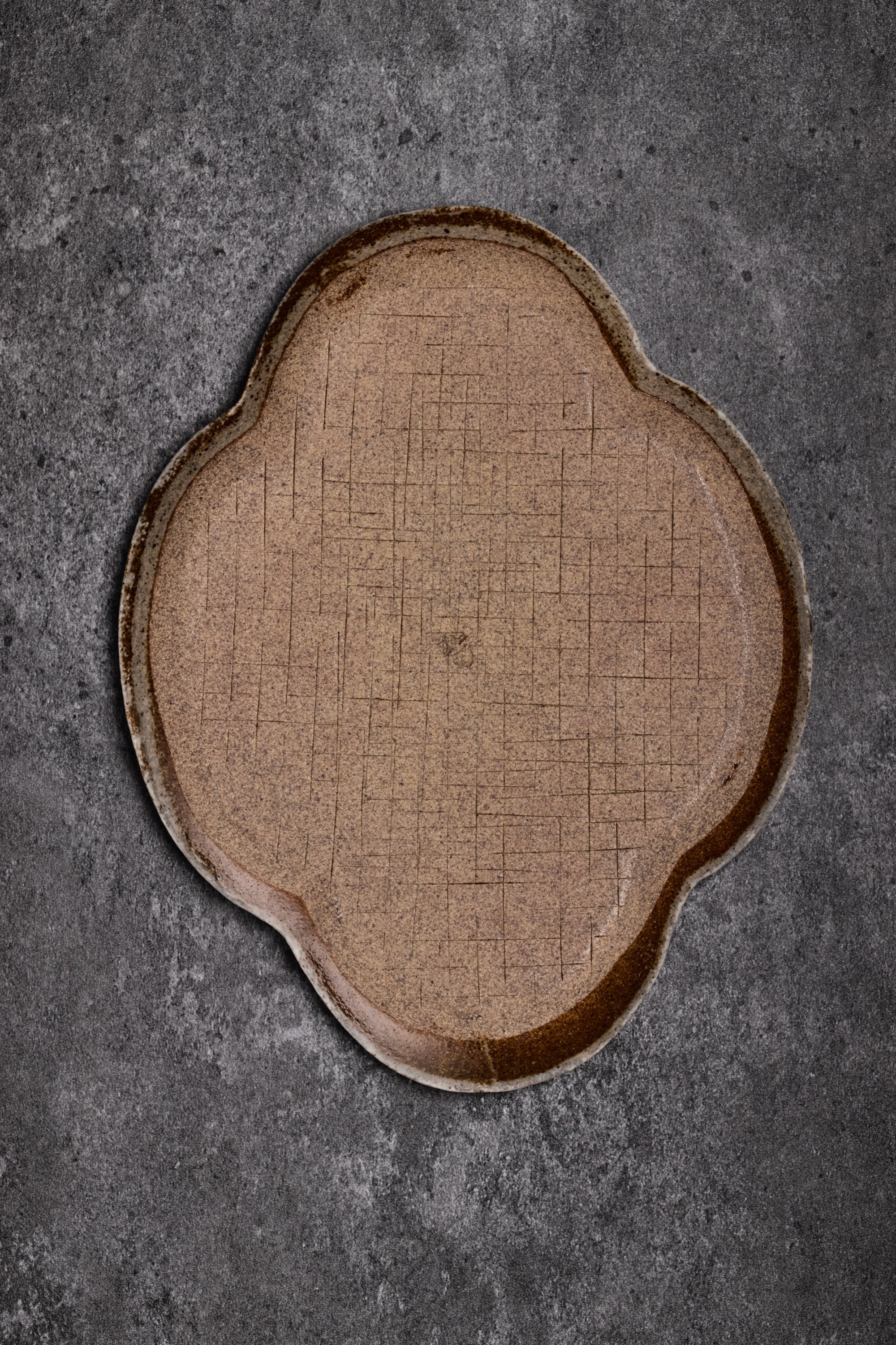 Watajima Yasuhiro | Big Plate with Signature Flower Pattern