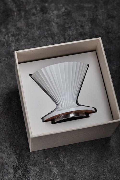 Codale Pour Over Coffee Dripper Stainless Steel Double Wall - White