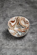 Marbled Clay Egg-Shape Coffee Cup with Gift Box