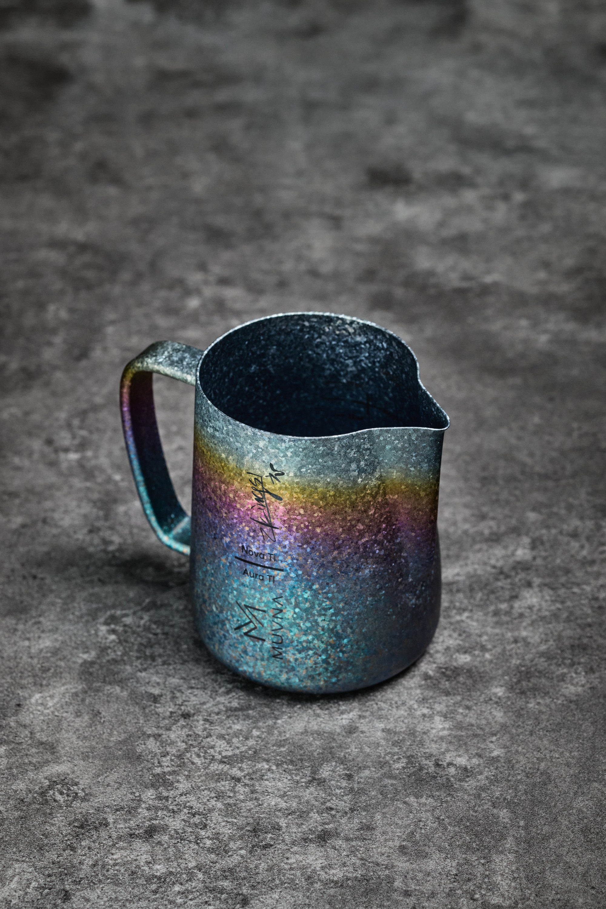 MUVNA 100% Titanium Latte Milk Pitcher 600ml